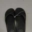 totes Women's Everywear Cross Slide Sandal (9, Black)