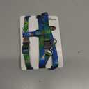 Cat Harness and Leash Set - Escape Proof Adjustable Cat Harness, Comfortable Soft Lightweight, Use Safe & Easy, Walking Travel Kitten Harness for Small Medium Large Cats (Hawaii Green)