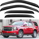 Window Visors Rain Guards for 2007-2014 Chevy Tahoe/GMC Yukon, Out-Channel Window Vent Wind Deflectors Visors Shades for 07-14 Tahoe/Yukon