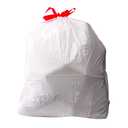 Amazon Basics 13 Gallon Tall Kitchen Drawstring Trash Bags, Flextra Strength, Tear Resistant, 10% Post Consumer Recycled, 120 Count