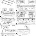 82215956 Trail Rail Cargo Management System Replacement for 2020-2023 Jeep Gladiator JT Truck Bed Tie Down Rails