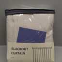 100% Blackout Shield Linen Blackout Curtains for Bedroom 96 Inches Long, Back Tab/Rod Pocket Living Room Drapes, Thermal Insulated Blackout Curtains 2 Panels Set, 50" W x 96" L, Cream