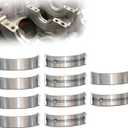 XQSMWF 10pcs 1.6L Engine Crankshaft Main Bearing Set, Compatible with Hyundai Accent Elantra Sonata 2012-2020, Compatible with Kia Soul Rio Forte 2010-2019, Replace 210202B002 210202B000