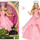 Mattel Universal Wicked Deluxe Glinda Fashion Doll & Accessories Including Crown & Scepter, Movie-Inspired Look with Posability
