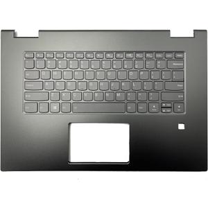 Replacement for Lenovo Yoga 730-15IKB 730-15IWL Laptop Upper Case Palmrest Backlit Keyboard Assembly Part 5CB0Q96479 AM27G00C00 AM27G000A10
