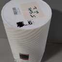 UUJOLY Plastic Small Trash Can Wastebasket, Garbage Container Basket for Bathrooms, Laundry Room, Kitchens, Offices, Kids Rooms, Dorms, (White, 2.6 Gallon/10 Pack)