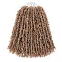 GUOHUI Super Light Butterfly Locs Crochet Hair 12 Inch 6 Packs Pre-Looped Soft Distressed Faux Locs Braids for Women Kids (12 Inch,27#)