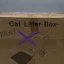 Litter Box with Lid, Stainless Steel Cat Litter Box, 12" Small Metal Litter Box for Kittens, Grey