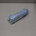 Set of 4 Blue Cotton Linen Placemats, 16 x 18 Embroidery Cloth Table Mats with Scalloped Edge Washable Fabric Place Mats Wavy Shape for Wedding Baby Shower Party Table Decor