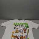 Grandma of The Birthday Boy Wild Zoo Theme Safari Party T-Shirt. size XL