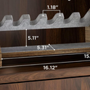 Gun Rack for Safe 6 Pistol Rack for Storage | Pistol Holder Organizer Accessories | Gun Holder with Carpeted Surface | Pistol Handgun Display | Gun Accessories for Man