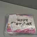 Blue and Black Happy Birthday Decorations for Men,Birthday Decorations with Banner, Fringe Curtains,Foil Balloons, Balloon Kits for 21st,25th 27th 30th 35th 40 50 60th Birthday Decorations