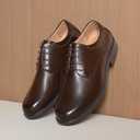 Bruno Marc Men's Business Shoes Derby Lace-Up Shoes Suit Shoes Leather with Oxford Lining Size 12
