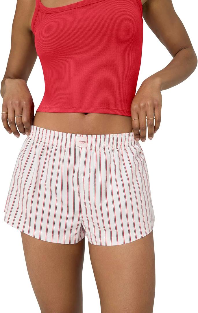 Florence by Mills Women's Couch Date Collection Cheeky Low-Rise Sleep Short, Medium