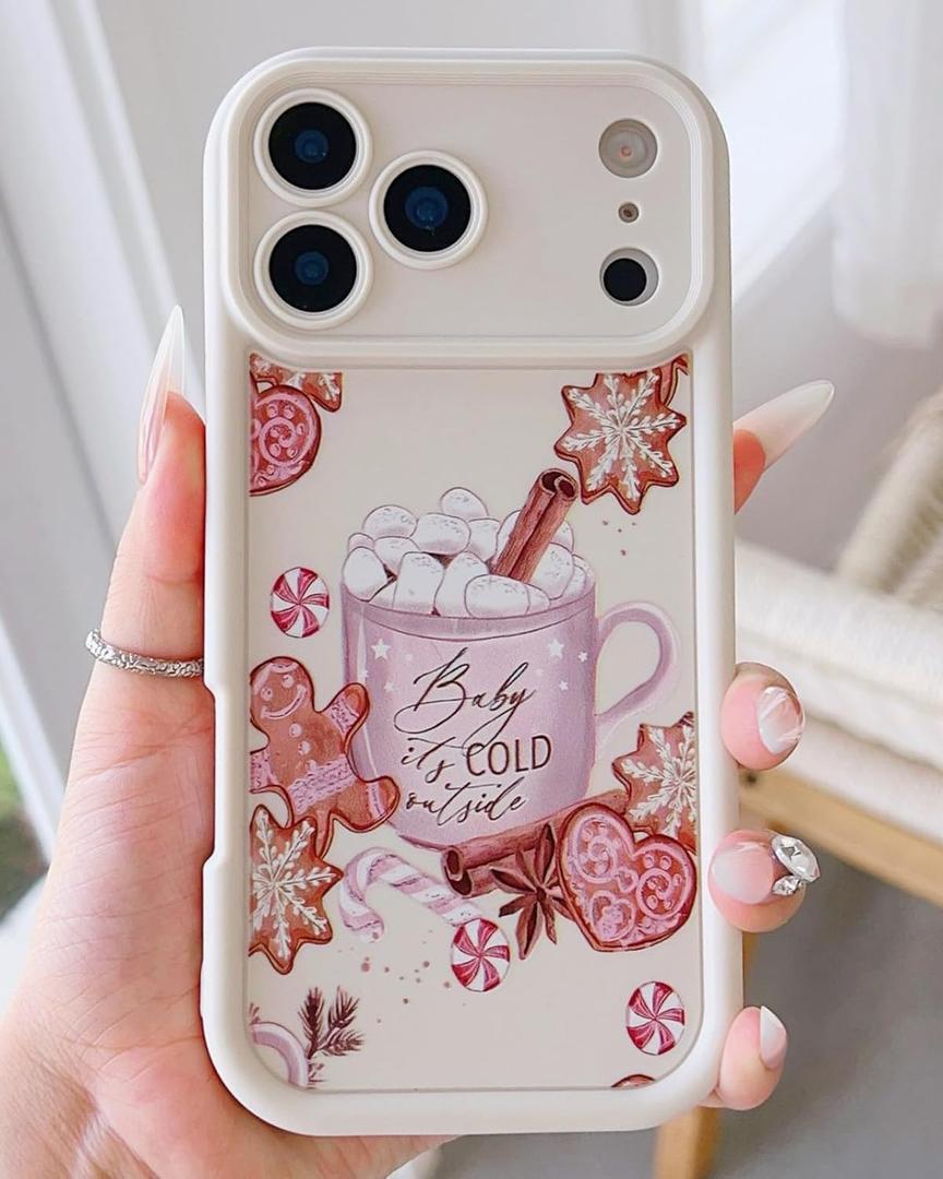 for iPhone 17 Pro Max Case (Military Grade Drop Protection) Christmas Phone Case Gifts TPU Shockproof Phone Cover SDNT-17PM