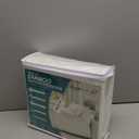 PlushDeluxe Premium Bamboo Mattress Protector  Queen Size, Waterproof, & Ultra Soft Breathable Noiseless Washable Bed Mattress Cover for Comfort & Protection - White