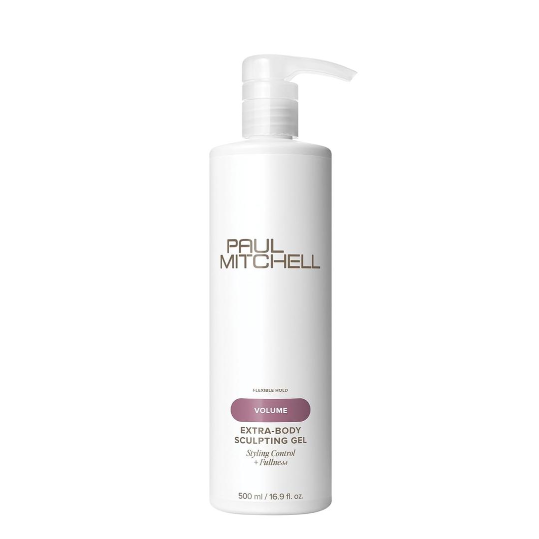 Paul Mitchell Extra-Body Sculpting Gel, Adds Fullness + Styling Control, For Fine Hair, 16.9 fl.oz