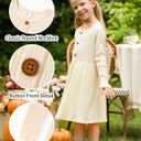 PATPAT Baby & Toddler Girl Ribbed Knit Cotton Dress Versatile Sleeveless Summer Tank & Long Sleeve Fall Dress, Sizes 3M6Y