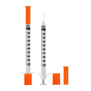 1ml Syringe with Needle,30G 1cc 5/16 Inch 8mm Needle and Syringe,Individually Wrapped,Pack of 100