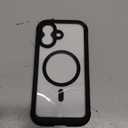 Miracase for iPhone 17 Case 6.3'', Full-Body Bumper Military Drop Protection Outdoor Phone case with Built-in Glass Screen &Camera Control,Easy Installation,No Gap,Compatible with MagSafe,Black