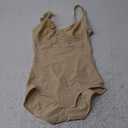 Gotoly Shapewear for Women Tummy Control Bodysuit Faja Body Shaper Waist Trainer V Neck Body Suit with Built in Bra (Small, Beige)