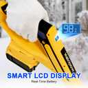 Cordless Snow Shovel Compatible for DeWalt 20V Battery with Brushless Motor, 12'' Cordless Snow Blower, Electric Snow Thrower,6.2" Clear Depth with Front Handle for Deck,Patio