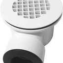 PVC 2''Side Outlet Drain Assemblyfor Low Profile Shower Drain Trap and Shower Base Drain.