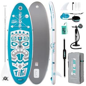 FunWater Paddle Boards SUP Inflatable Stand Up Paddle Board, Size 8' x 30"