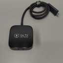 2-in-1 Wireless CarPlay Adapter & Car TV Mate Pro 2026 [Anti-Interference, Metal Case] Convert Wired to Wireless Car Play with HDMI Input for TV Stick, Screen Mirroring & Streaming, Fit for 2016+ Cars