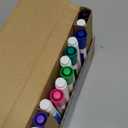 Amazon Basics Dry Erase Whiteboard Markers, Chisel Tip, Low-Odor, Assorted Colors, 12-Pack, Erase Easily