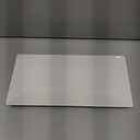 DOWAN 12" Rectangle Plates Set of 4 - White Serving Platters for Party, Wedding, and Entertaining - Rectangular Serving Trays Dishes for Steak, Taco, Sushi, Appetizer, Cake - Dishwasher & Oven Safe