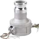 Camlock Fittings Type DA 3 Female Camlock  2 Male Camlock Cam and Groove Hose Fittings, Aluminum Material, Reducer, 125PSI