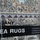 9x12 Rugs for Living Room: Washable Boho Large Neutral Vintage Soft Area Rug Indoor Stain Resistant Non-Slip Carpet for Bedroom Dining Room Playroom Office Home Decor- Brown Grey