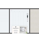 U Brands 20X35 Command Center Board