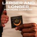 SKYN Elite Large Condoms 36 Count Ultra-Thin, Lubricated Latex-Free Condoms, Longer and Wider for a More Comfortable Fit