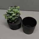 Livebe Flower Pot With Hidden Safe & Secret Compartment, Secret Stash Key Hider, Hide a Key Secret Safe (Black)