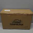 Snailax Massage Seat Cushion with Heat - Extra Memory Foam Support Pad in Neck and Lumbar,10 Vibration Massage Motors, 2 Heat Levels, Back Massager Chair Pad for Back (Navy Blue)