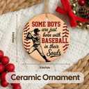 NewEleven Baseball Gifts - Baseball Ornaments for Christmas Tree, Baseball Lover, Men, Boyfriend, Him - Some Boy Funny Ornament, Present for Boys - Christmas Ornaments