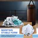 8 lb Punching Bag Filler Boxing Bean Bag Filler Refill Shredded Textile Heavy Fabric Scraps Stuffing for Muay Thai Adults and More
