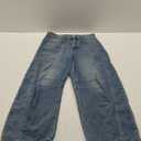 Unisex Faded Blue Jeans Medium
