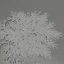 6pcs Large White Snowflakes Ornaments 12 Big Plastic Glitter Snowflake for Winter Indoor Outdoor Christmas Tree Window Room Decorations Giant Craft Snowflakes
