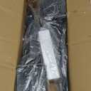 2 Pcs 4x4 Fence Post Anchor Ground Spike 16" (Inner Size 3.6"x3.6") Black Powder CoatedMailbox Post Anchors, for Deck,Fence, Railing,Mailbox 