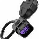 OBD 8 Pin to 16 Pin Motorcycle Cable OBD2 Motorrad Adapter 8Pin Polaris Slingshot Motorbike RZR Ranger General Sportsman ACE for ATV Diagnostic Tool Adaptor