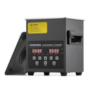 CREWORKS 2L Digital Ultrasonic Cleaning Machine with Degas and Gentle Mode, 60W Ultrasonic Cleaner Machine with Heater and Timer, 0.5 gal Ultrasound Cleaner for Retainer Watch Denture Glasses More