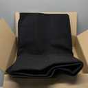Office Chair Mat for Hardwood Floor: 53"x45" Large Black Rolling Chair Mat for Hard Wood and Tile Floor, Anti-Slip Heavy Duty Floor Protector Mat Under Computer Desk, Easy Glide Chair Mat for Home