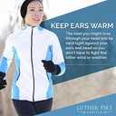 LUTHER PIKE SEATTLE Ear Muffs for Winter - Women & Men's Behind-the-Head Warmers (Green)