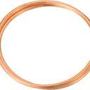MECCANIXITY T2 Copper Tubing 0.39"ID x 15/32"OD x 10Ft, 99% Pure Copper Refrigeration Tube Seamless Flexible Coil Pipe for HVAC System, Air Conditioning, Refrigerator, Industry, DIY