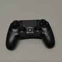 Wireless Controller Compatible with PS4/Pro/Slim, Black ps4 controller with Dual Vibration, 1000mAh Battery, 6-Axis Motion Sensor, Built-in Speaker & 3.5mm Headphone Jack, Charging Cable (Black)