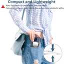 2 x Magnetic Selfie Mirror for Back Camera, Compatible with Magsafe Case & All Phones, Convex Cell Phone Mirror for Selfie & Vlogging & Streaming, Compatible with iPhone 16 15 14 13 12 Pro Max Plus White