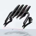 Benlari Stealth Luggage Rack，Motorcycle Luggage Rack Mount Compatible with Harley Davidson Street Glide Road Glide Road King Electra Glide Ultra Limited 2009-2025 (Gloss Black)